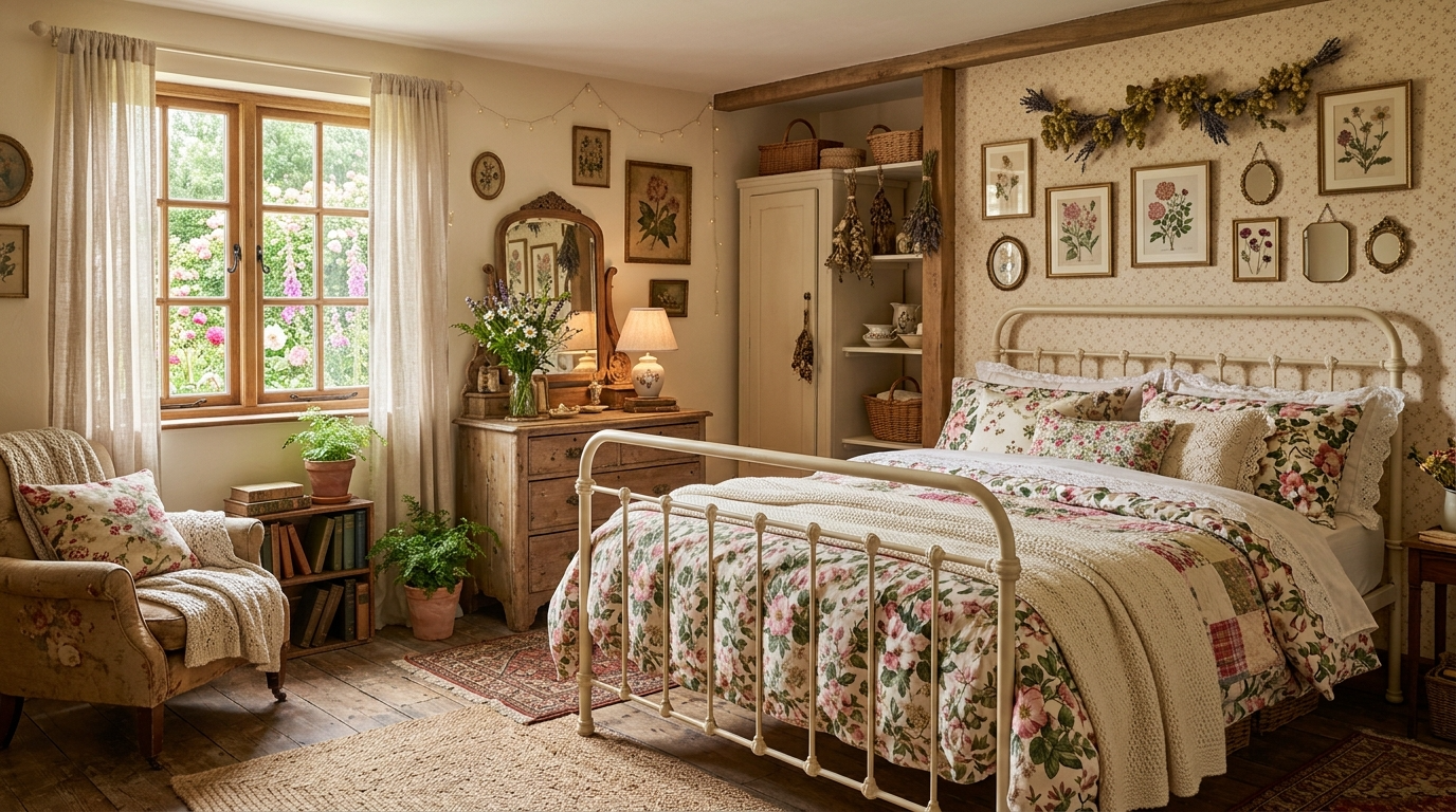 Add one statement piece of wall art above the bed